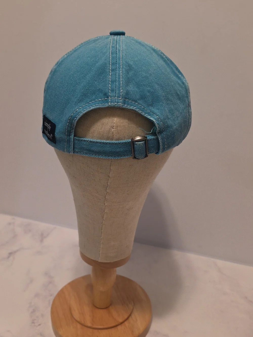 Simply Southern Teacher Embroidered Blue Cap